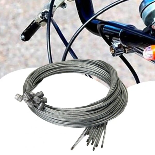 10 Uds MTB bicicleta de carretera bicicleta línea de freno bicicleta línea de velocidad piñón fijo palanca de cambios juegos de cables de freno núcleo Cable interno 1,75 M