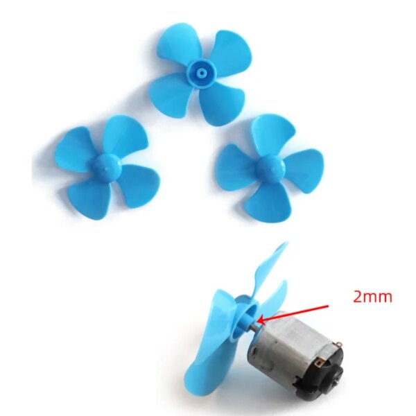 Hélice de 4 aspas 604, 10 Uds., compatible con motor 2212 2216 para fabricación de modelos, coche de viento, ventilador pequeño, robot submarino, helicóptero DIY