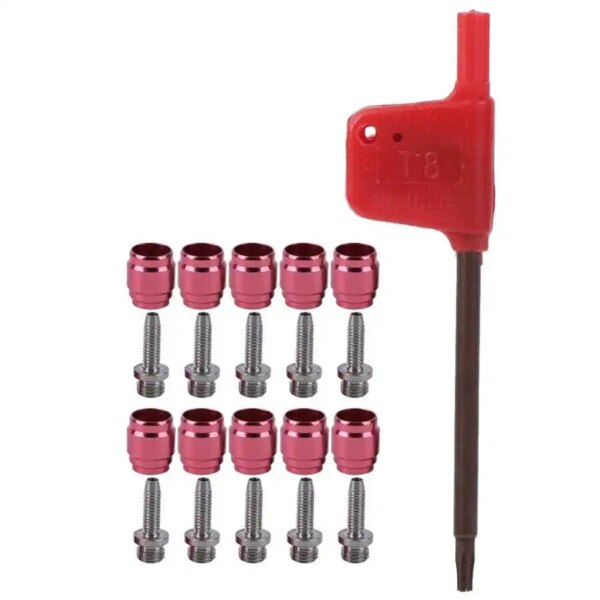 Aguja de cabeza de oliva para discos de aceite, cabezal de oliva de instalación rápida para freno de bicicleta, aguja de tubo de aceite de conexión rápida, 10 Uds.