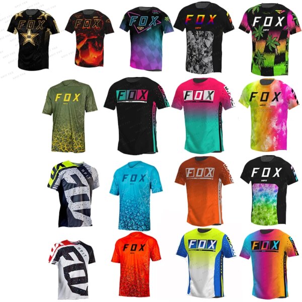 2022 Motocross montaña bicicleta de Enduro ropa bicicleta Moto camiseta para descenso Hpit Fox mujeres hombres ciclismo Jersey MTB camisas BMX