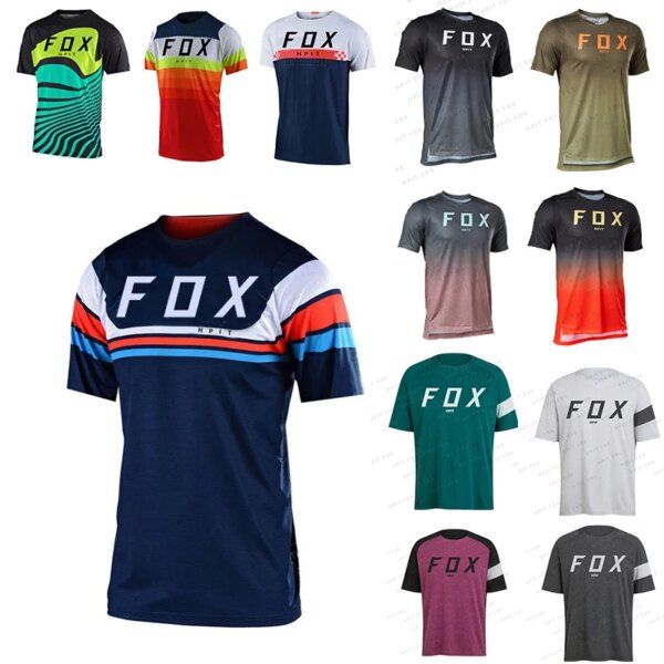 Enduro MTB ciclismo manga ciclismo Jersey camisa para descensos Camiseta Motocross Camiseta Mx ropa para bicicleta de montaña Mtb jersey hpit fox