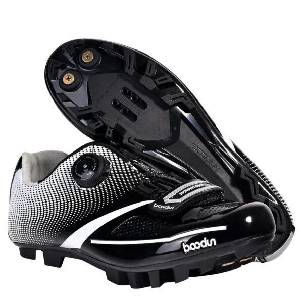 Zapatos de bicicleta de montaña zapatos de ciclismo profesionales al aire libre para hombres y mujeres Material de nailon malla transpirable zapatos de ciclismo Ultra fibra