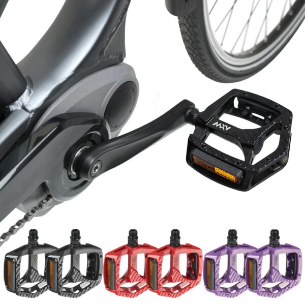 Pedal de bicicleta Pedales MTB Pedal de plataforma de bicicleta profesional antideslizante ligero Pedal plano Pedal de bicicleta para bicicleta de carretera