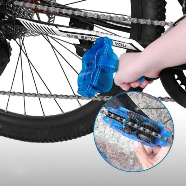 Limpiador de cadena de bicicleta portátil ZK30, cepillos para bicicleta, herramienta de lavado, Kit de limpieza para ciclismo de montaña, accesorio para exteriores