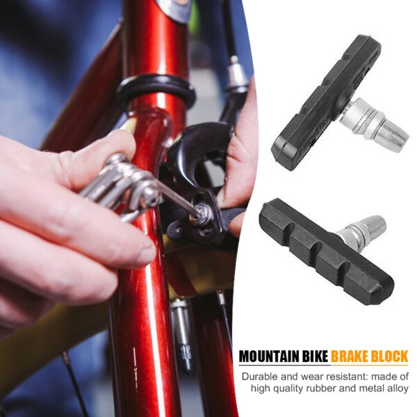 MTB Mountain Road Bike Bloque de freno Goma Bicicleta Ciclismo V-brake Shoes Pad