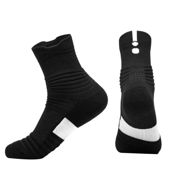 2 unids/bolsa calcetines deportivos cómodos para hombre calcetines de baloncesto profesionales antideslizantes para correr senderismo calcetines de ciclismo