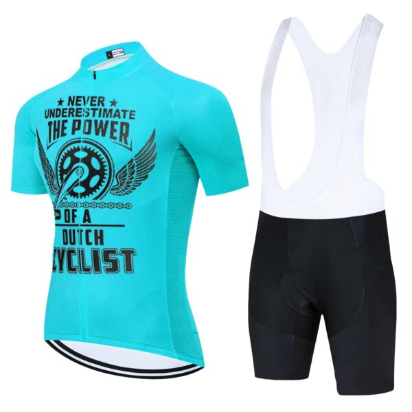 Camiseta de Ciclismo del equipo nacional holandés para hombre, conjunto de pantalones cortos de Gel 20D, Ropa Deportiva de verano, Culotte, novedad de 2021