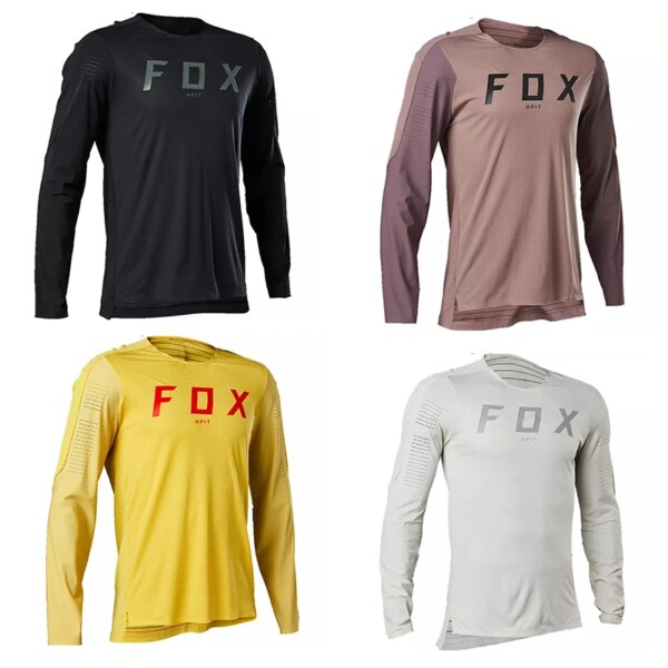 Camisetas para descensos de hombre, camisetas Hpit Fox para bicicleta de montaña, MTB, camiseta para motocicleta todoterreno DH, ropa deportiva para Motocross, 2022