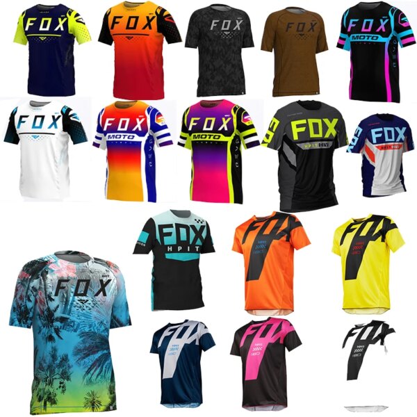 2022 Motocross montaña bicicleta de Enduro ropa bicicleta Moto camiseta para descenso Hpit Fox mujeres hombres ciclismo Jersey MTB camisas BMX