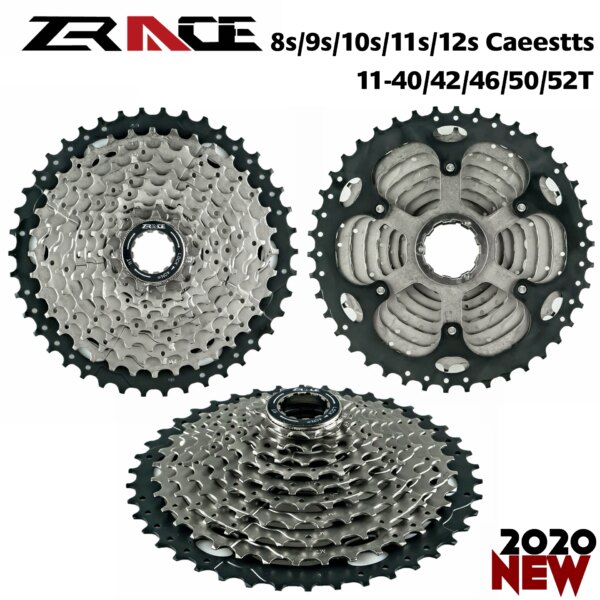 ZRACE-Cassette para bicicleta de montaña, rueda libre de 8, 9, 10 y 11 velocidades, 11-42T / 11-46T / 11-50T / 11-52T para ALIVIO / DEORE / SLX / XT, 2022