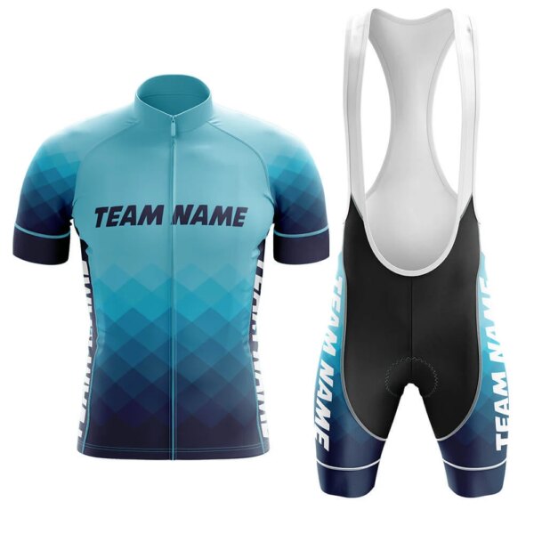 Conjunto de Jersey de ciclismo personalizado para equipo de ciclismo, ropa transpirable de manga corta para ciclismo de montaña, Anti-UV, 2023