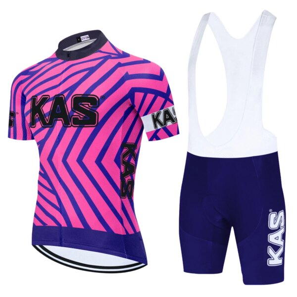 2023 KAS equipo Ciclismo Jersey 20D PAD bicicleta pantalones cortos conjunto hombres Ropa Ciclismo Maillot Culotte Ciclismo Ropa Ciclismo Hombre MTB