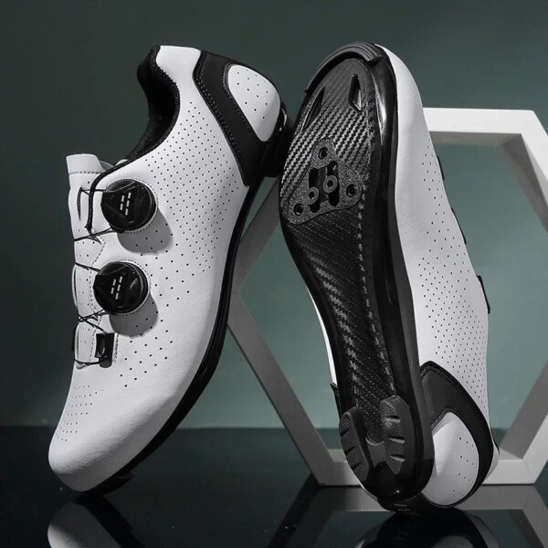 Zapatos antideslizantes para ciclismo de montaña para hombre y mujer, zapatillas de deporte para ciclismo de velocidad, calzado de bicicleta de montaña SPD, novedad de 2023