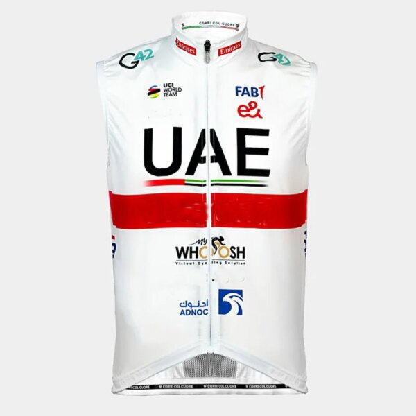 Chaleco de Ciclismo sin mangas del equipo de los Emiratos Árabes Unidos, ropa de Ciclismo de montaña, Maillot de bicicleta, verano 2023