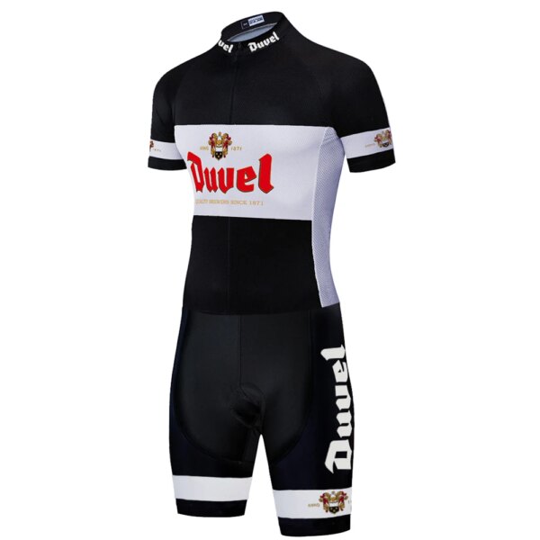 Duvel-traje de ciclismo para equipo de cerveza, monos para exteriores, ropa para bicicleta, traje de triatlón con almohadilla de GEL 12D, uniforme, 2023