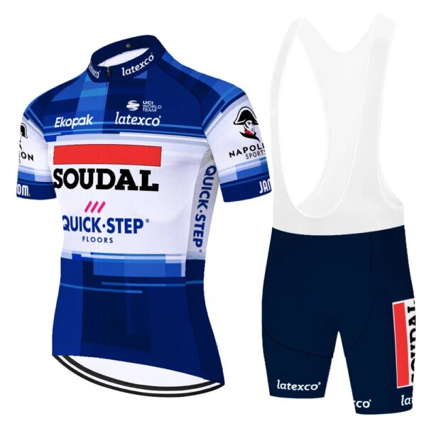 Conjunto de camiseta de ciclismo de paso rápido, camisetas de bicicleta, ropa de ciclismo transpirable, pantalones cortos con pechera para ciclismo de montaña, 2023