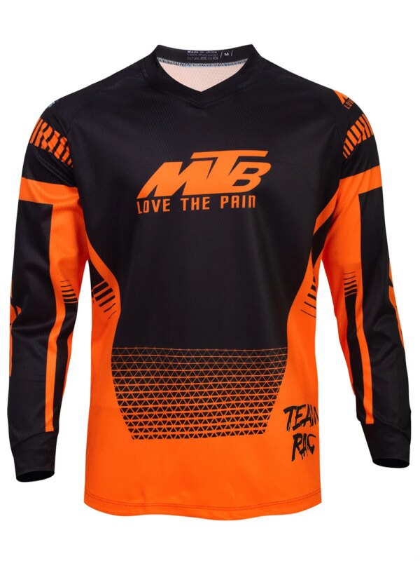 2024 hombres Jersey para descensos Mtb bicicleta de montaña Mtb camisas Offroad Dh motocicleta Motocross ropa deportiva bicicleta carreras ciclismo