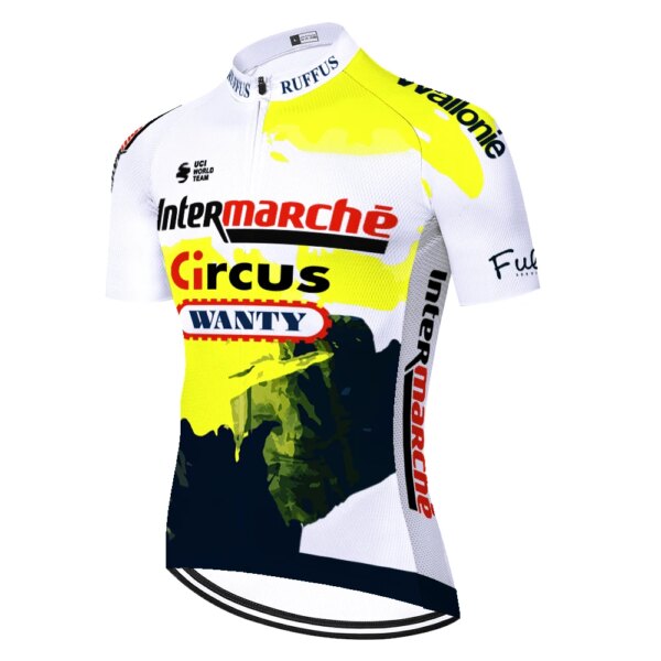 2024 equipo wanty ciclismo jersey tricota ciclismo hombre enduro corto mtb 자전거의류 cyclisme mtb의류 maillot velo homme rennrad 자전거옷