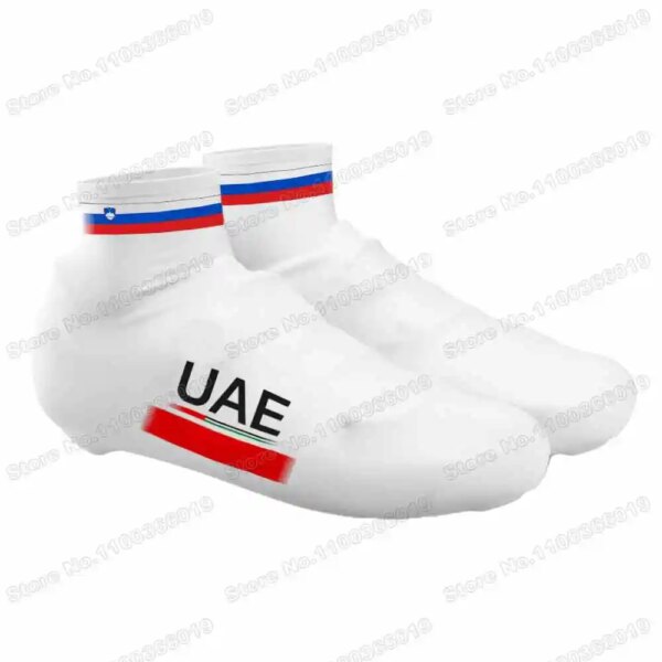 Cubiertas para zapatos de ciclismo, equipo de los Emiratos Árabes Unidos, campeón de Eslovenia, Tadej Pogacar, cubierta para zapatos de bicicleta de carretera, protección para zapatos de bicicleta al aire libre, 2024