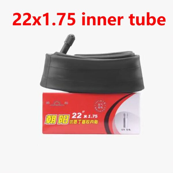 Cámara interior de 22x1,75, cámara interior de 22x1,75, neumático interior de 22 pulgadas para accesorios de bicicleta