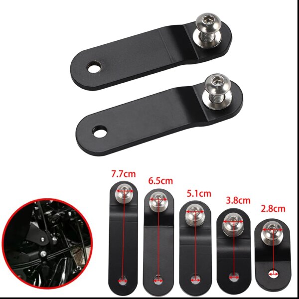 Accesorios para motocicleta de 28-77mm, elevador de tanque de gasolina, soporte de elevadores modificado con Kit de pernos para Harley Sportster Iron XL 883 1200 48 72