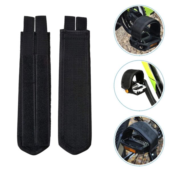 Correas ajustables para Pedal de ciclismo, cinturones de Pedal para bicicleta estática, accesorios para bicicleta, 2 uds.