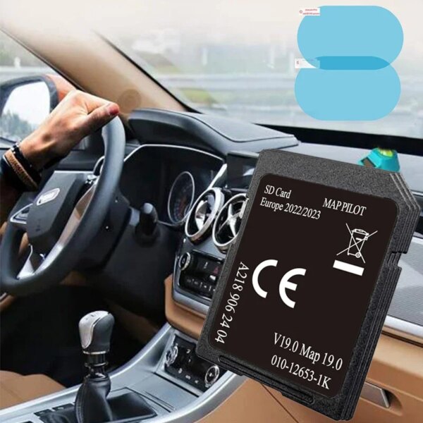 Tarjeta SD V19 para navegación de coche, versión completa de 32GB, Europa, para Mercedes A218, mapas Sat, Reino Unido, UE