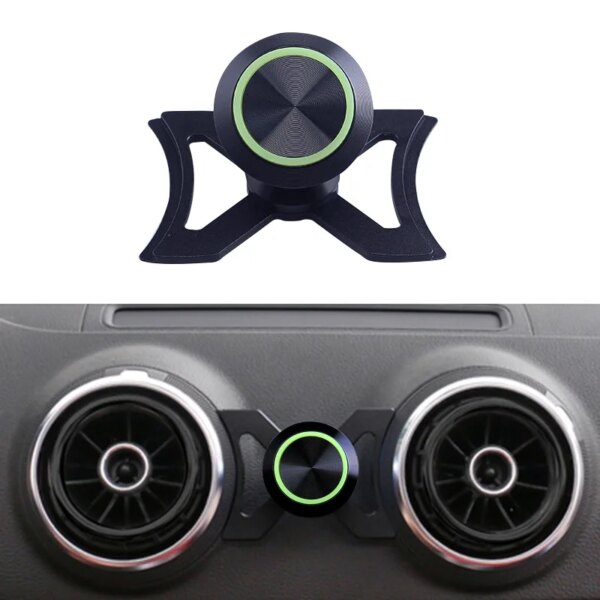 Soporte giratorio de 360 ​​° para teléfono móvil, accesorios GPS adecuados para Audi A3 S3 8V, soporte para teléfono de coche con orificio de escape