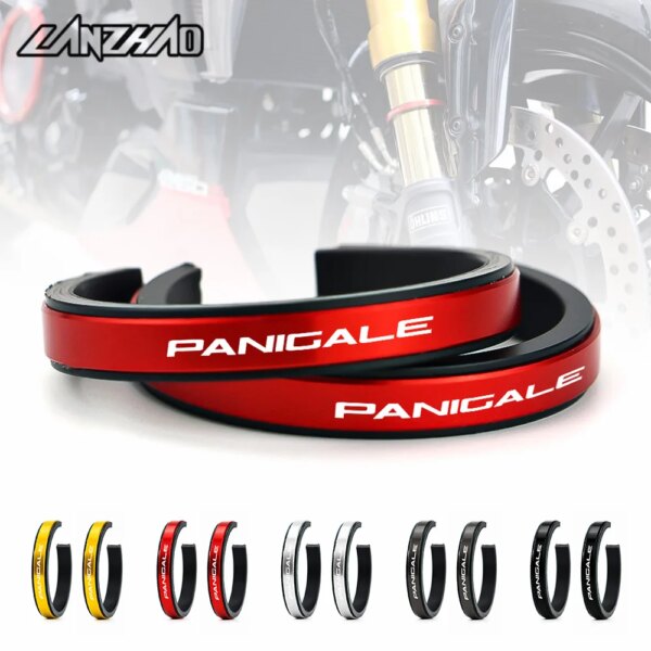 Amortiguador de motocicleta Panigale de 43-48mm, anillo de goma de ajuste auxiliar, accesorios CNC para DUCATI Panigale V2 V4 R SP2 V4S