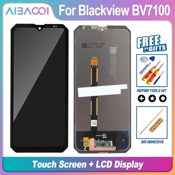 Pantalla táctil Original nueva de 6,58 pulgadas para Blackview BV7100 + montaje del digitalizador de pantalla LCD de 2400x1080