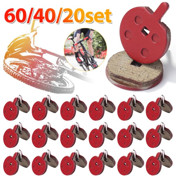 Juego de pastillas de freno de disco de bicicleta, duraderas, resistentes al desgaste, silenciosas, accesorios de ciclismo para jak-5 B777 M188 YE113, 60/40/20 unidades