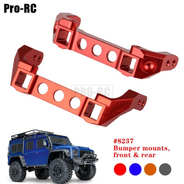 #8237 Juego de montaje de parachoques resistente delantero y trasero de aleación de aluminio para coche trepador de control remoto 1/10 Traxxas TRX-4 TRX4 TRX-6 TRX6 Ford Bronco