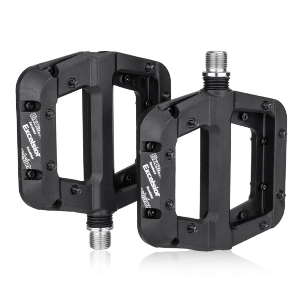 Pedales de bicicleta MTB de 9/16 pulgadas, pedales antideslizantes para bicicleta de montaña, plataforma, pedales planos, Accesorios de Reparación de bicicletas para ciclismo