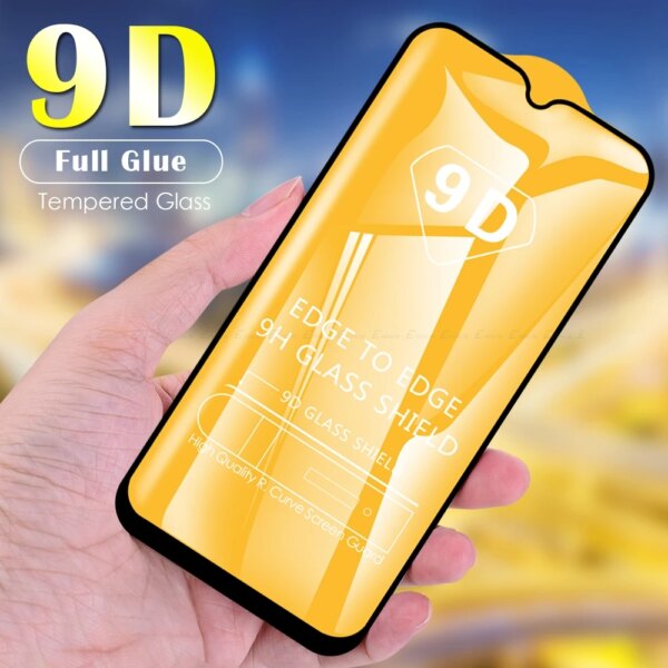 Vidrio Templado 9D para Realme 9 9i 8 8s 8i 7 5G 7i 6S 6 6i 5i 5 5s 3 3i Pro Plus Protector de pantalla película protectora de cubierta completa