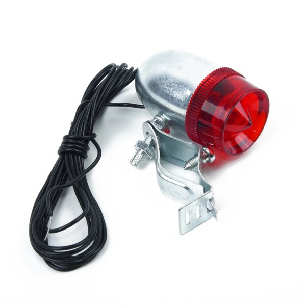 9x2,5 cm 12V 6W Retro MTB bicicleta indicador trasero luz roja soporte de Cable luz trasera lámpara de advertencia de seguridad accesorios de bicicleta