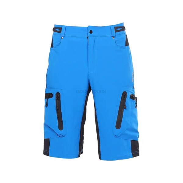 ARSUXEO-pantalones cortos de ciclismo para hombre, transpirables, para deportes al aire libre, pantalones cortos de bicicleta con múltiples bolsillos, pantalones cortos sueltos para ciclismo de montaña