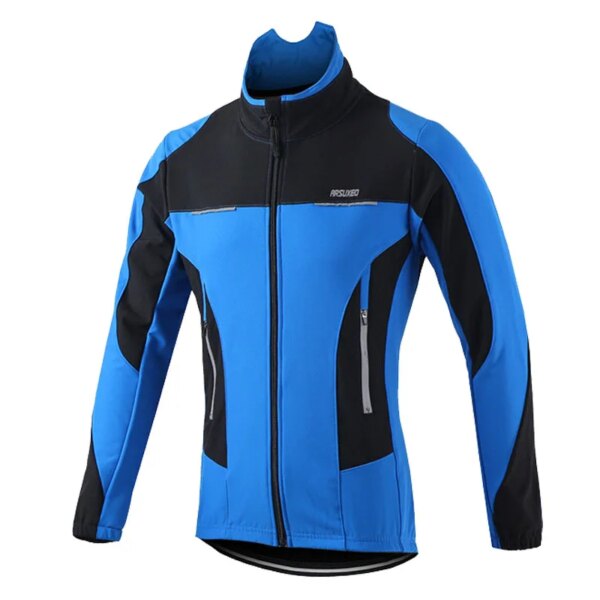 ARSUXEO chaqueta térmica de invierno para ciclismo para hombre y mujer, ropa de ciclismo impermeable a prueba de viento, chaqueta para bicicleta, abrigo MTB