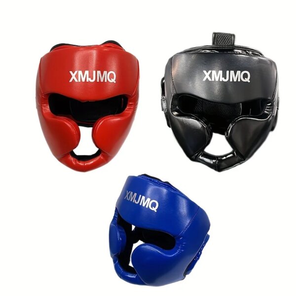 Cascos de lucha para adultos para boxeo, taekwondo, sanda, muay thai, mma, protectores de cabeza de lucha para competición