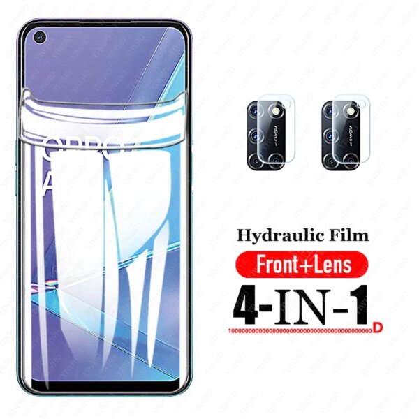 Película de hidrogel mate antihuellas para OPPO A72 CPH2067, Protector de pantalla para lente de cámara Oppo A72 5G 72a, vidrio templado