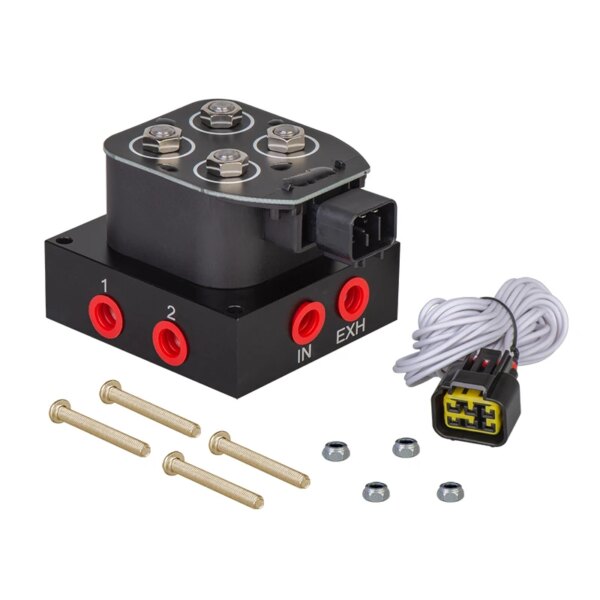 Válvula Solenoide de 12v para automóvil/motocicleta, válvula colectora de suspensión neumática, kit de válvula solenoide VU2