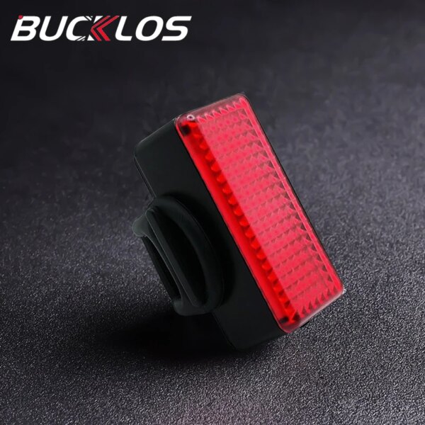 BUCKLOS-luces traseras para bicicleta, luces traseras recargables, impermeables, iluminación trasera para bicicleta de montaña y carretera