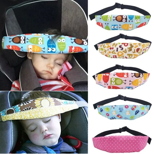 Cinturón de seguridad de coche para bebé, cinturones de seguridad para coche, ayuda para dormir, soporte para la cabeza para niños pequeños, asiento de coche, ayuda para el sueño de viaje, correa fija