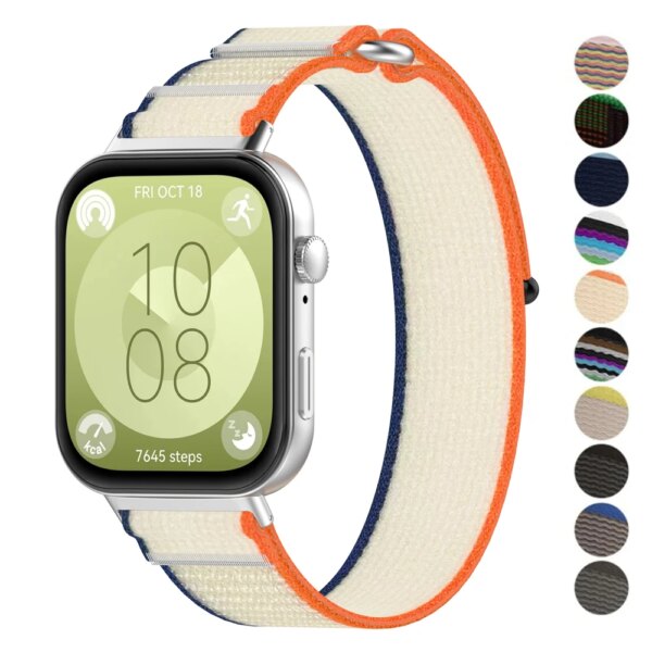 Correa para HUAWEI watch fit 3 accesorios de correa Nylon Trail loop pulsera deportiva de repuesto correa para HUAWEI watch fit3