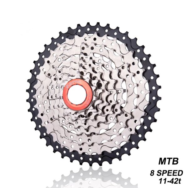 Cassette para bicicleta de montaña 8s 11-42T, rueda libre de 8 velocidades de gran relación, piñón 8v 42t, piezas de bicicleta para M310 Tx35 K7 X4