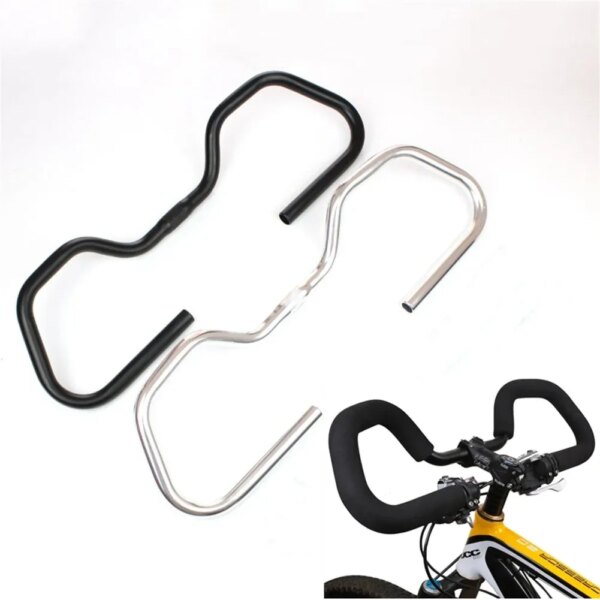 Manillar de bicicleta de ocio, manillar de mariposa de 25,4x580MM, manillar de aleación de aluminio para senderismo, accesorios para bicicleta