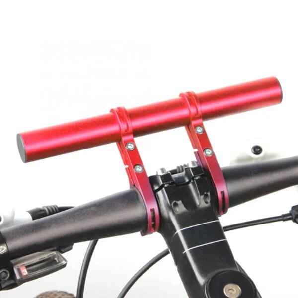 Extensor de manillar de bicicleta, montaje de montaña, MTB, ciclismo, soporte de faro de carbono, lámpara, soporte para linterna, accesorios