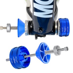 Herramientas de instalación de bicicletas BB44- BB45.5 Kit de ajuste de precarga de soporte inferior herramienta antidesplazamiento de eje Central para reparación de bicicletas