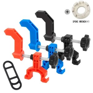 Herramientas de ajuste de anillo Simple para bicicleta, llanta de rueda de bicicleta de montaña, ajuste auxiliar, herramientas de reparación de corrección de grupo de ruedas