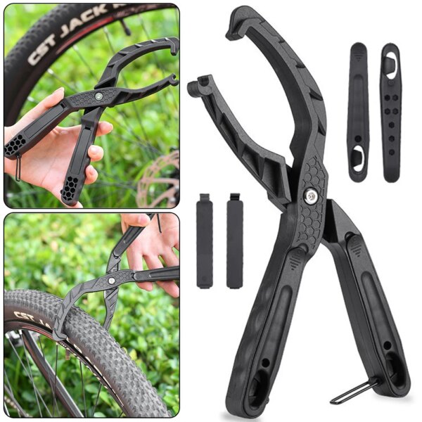 Palancas para neumáticos de bicicleta, removedor de neumáticos multifuncional, abrazadera, cambiador de neumáticos, Kit de reparación de ruedas de bicicleta de montaña, accesorios de Ciclismo de Carretera MTB