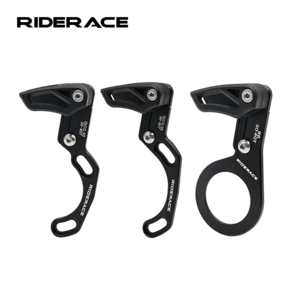 Guía para cadena bicicleta CNC marcha única guía de cadena de engranaje ancho y estrecho bicicleta MTB para sistema ISCG 03/05 BB 30-40T soporte de plato redondo